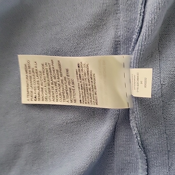 Sky Blue Light One Button Cardigan Jacket Size M/L - Picture 7 of 7